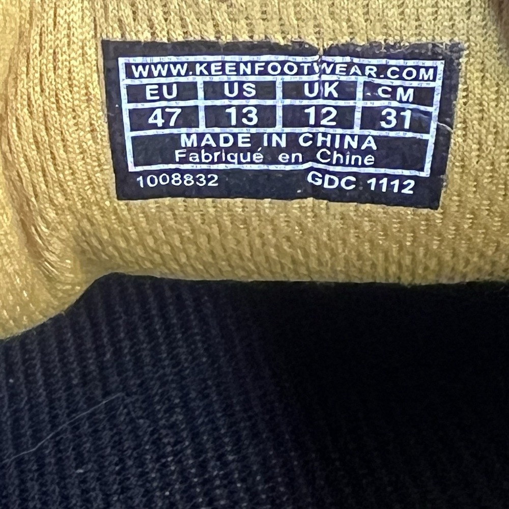 KEEN Men's Voyageur Low Hiking‎ Shoes Size 13 Earthy Nubuck & Breathable Mesh - Picture 6 of 8